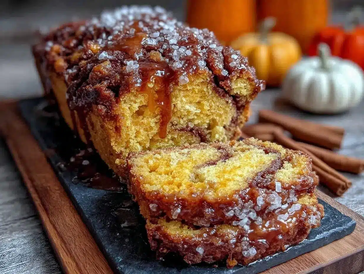 cinnamon swirl pumpkin bread preparation steps