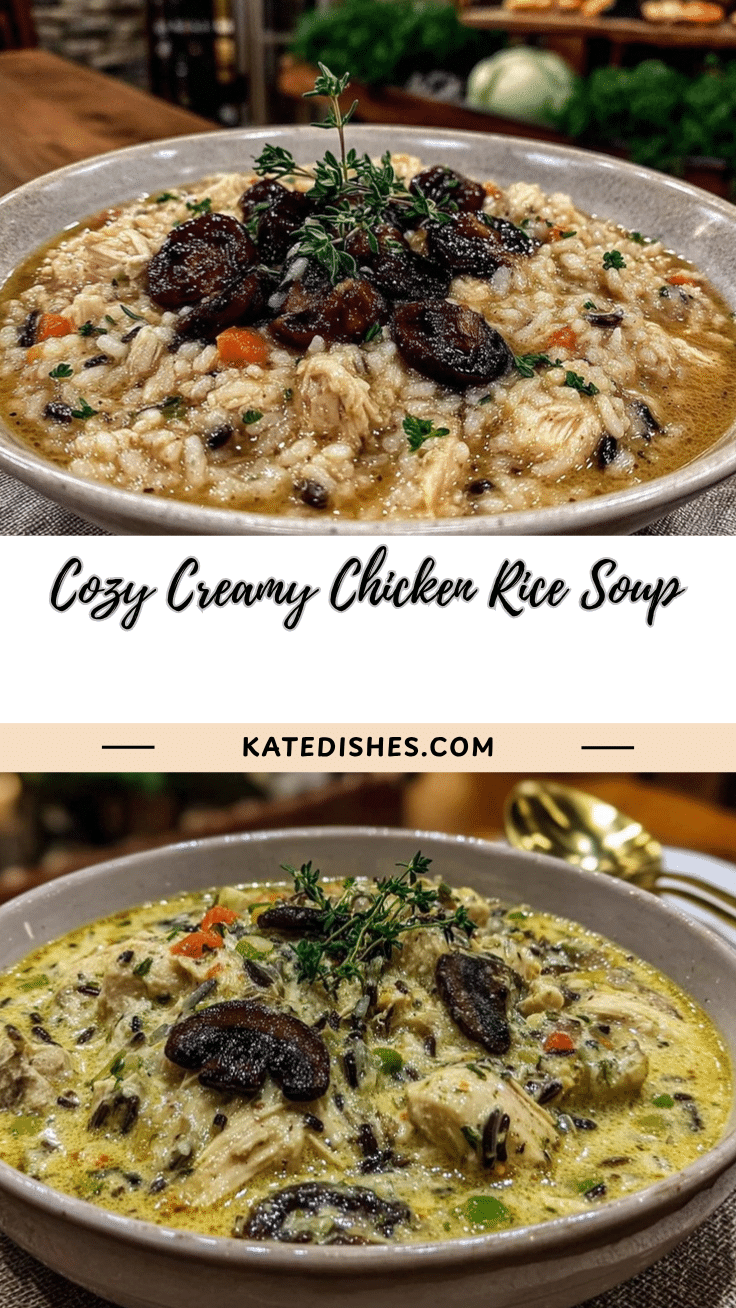 creamy chicken and wild rice soup recipe
