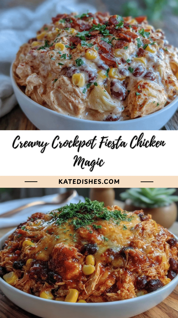 Creamy Crockpot Fiesta Chicken recipe