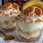creamy protein banana pudding - featured image
