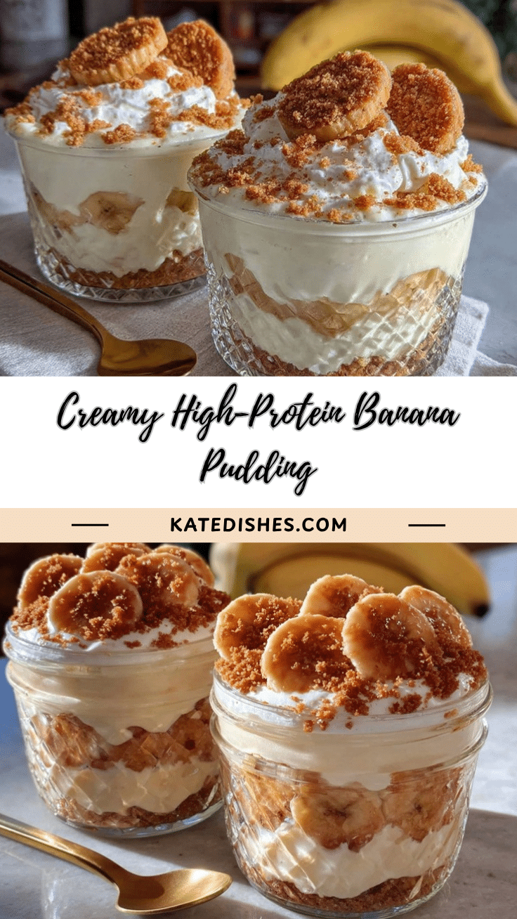 creamy protein banana pudding recipe