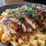 creamy rotisserie chicken pasta - featured image