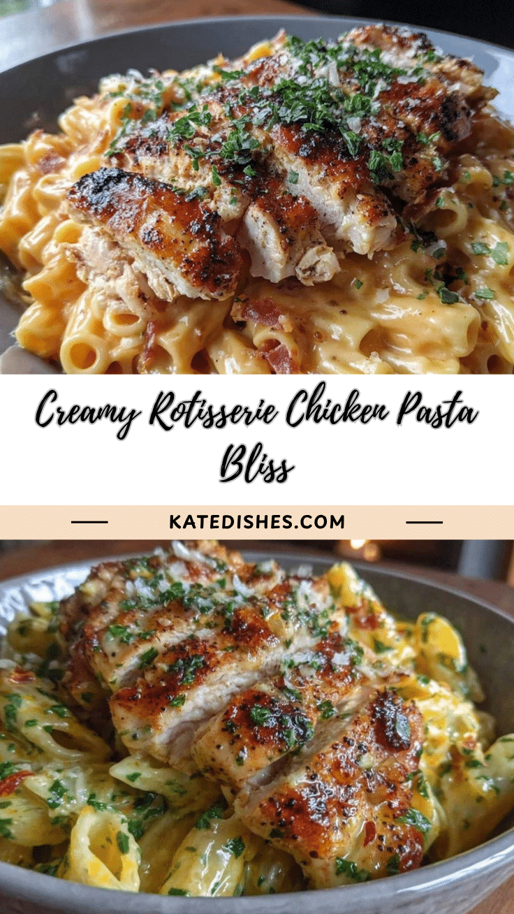 creamy rotisserie chicken pasta recipe