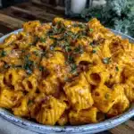 creamy spicy rigatoni - featured image