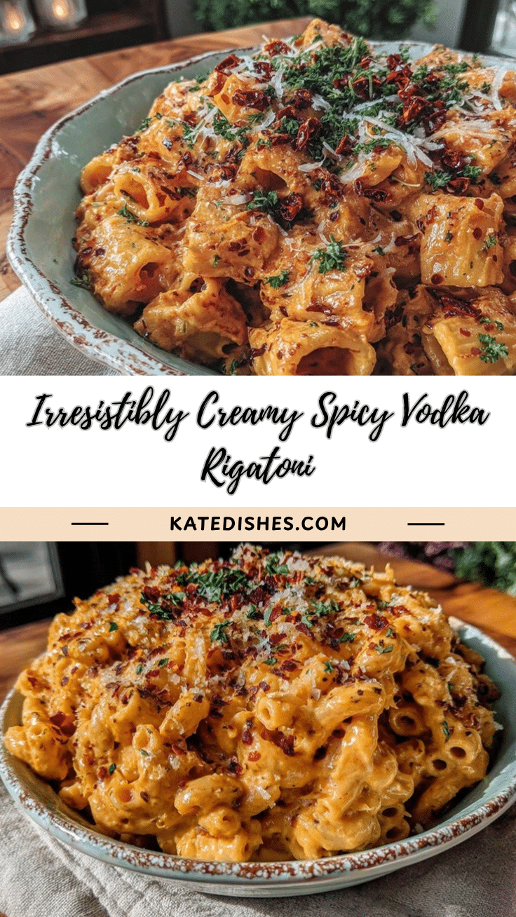 creamy spicy vodka rigatoni recipe