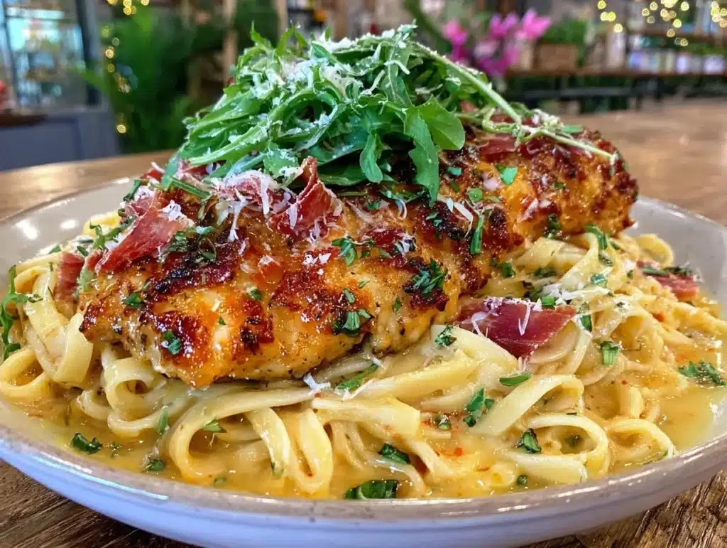 Crispy Chicken Alfredo - featured image