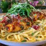 Crispy Chicken Alfredo - featured image