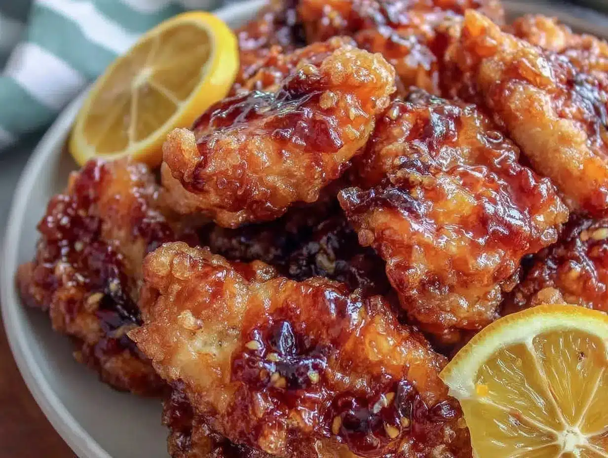 crispy orange chicken preparation steps