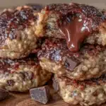 fudgy oatmeal chocolate chunk cookies - featured image
