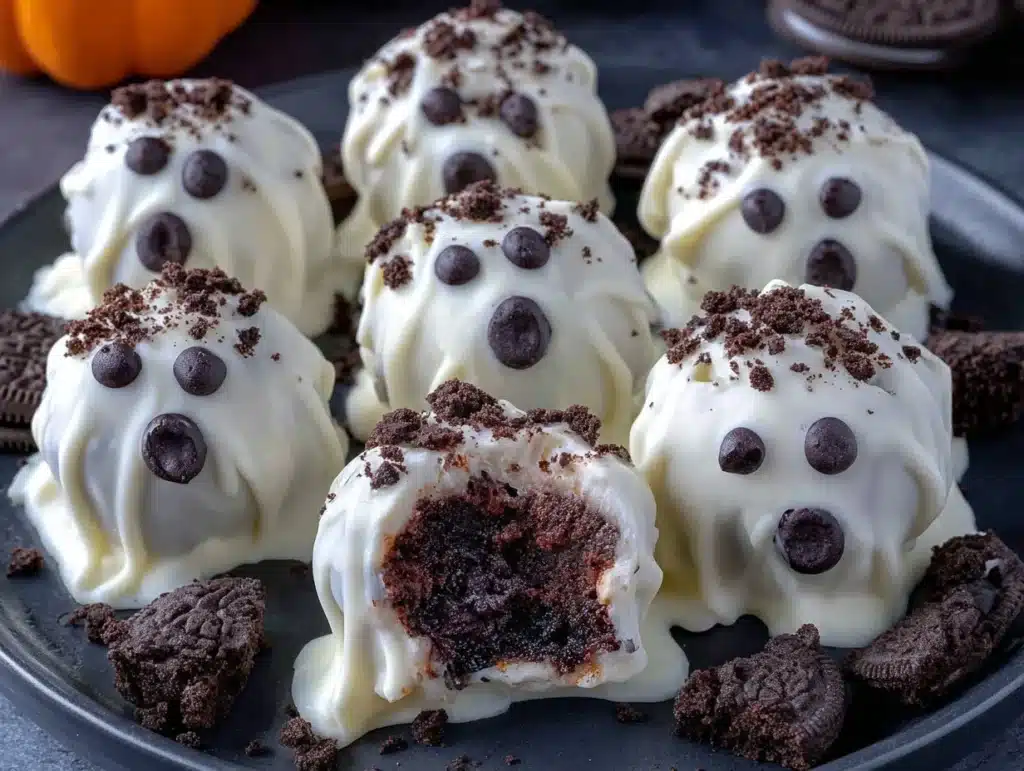 ghost OREO ball truffles - featured image