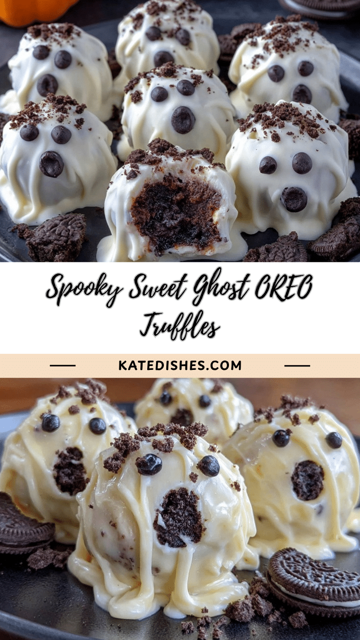 ghost OREO ball truffles recipe