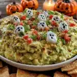 Halloween Graveyard Guacamole Dip - featured image