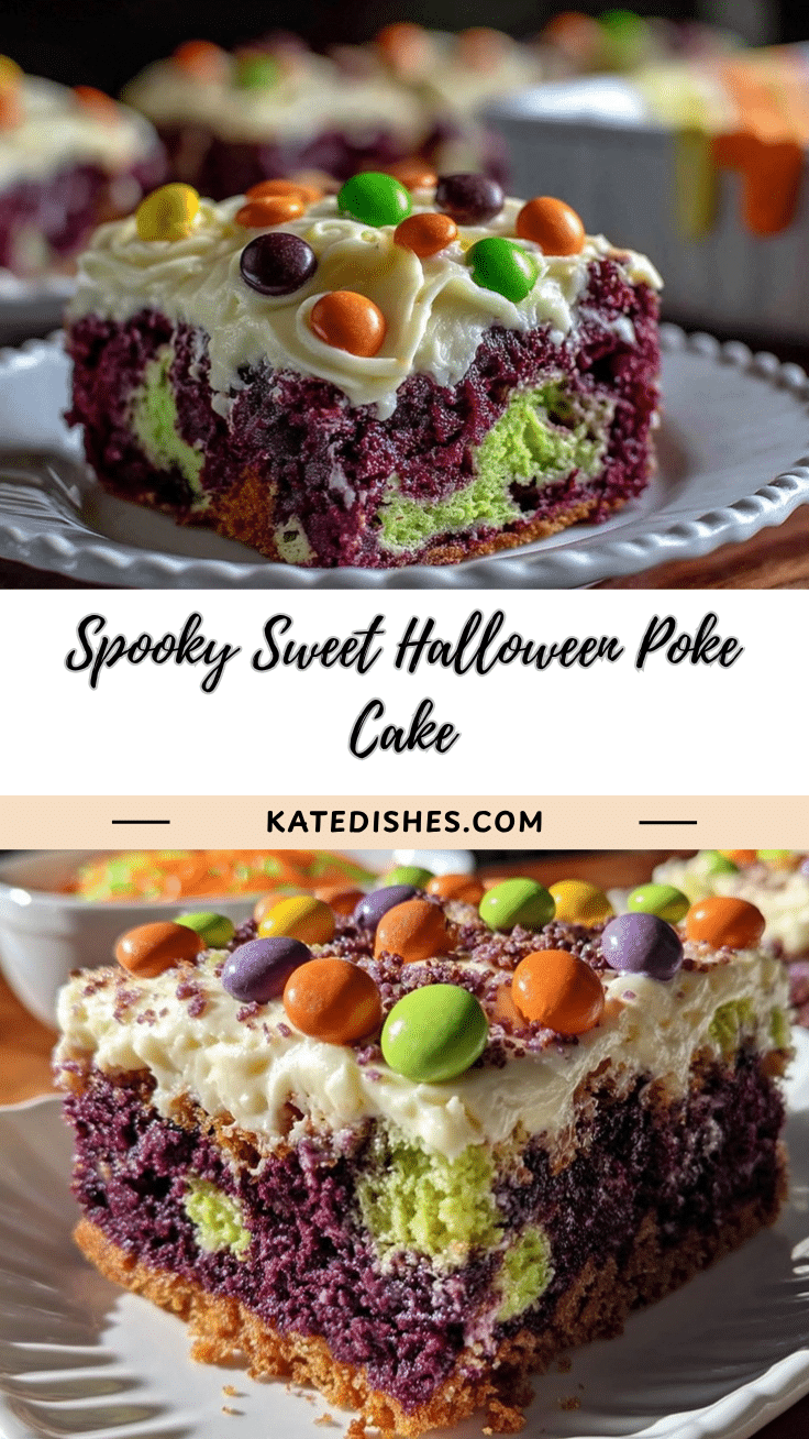 Halloween poke cake recipe