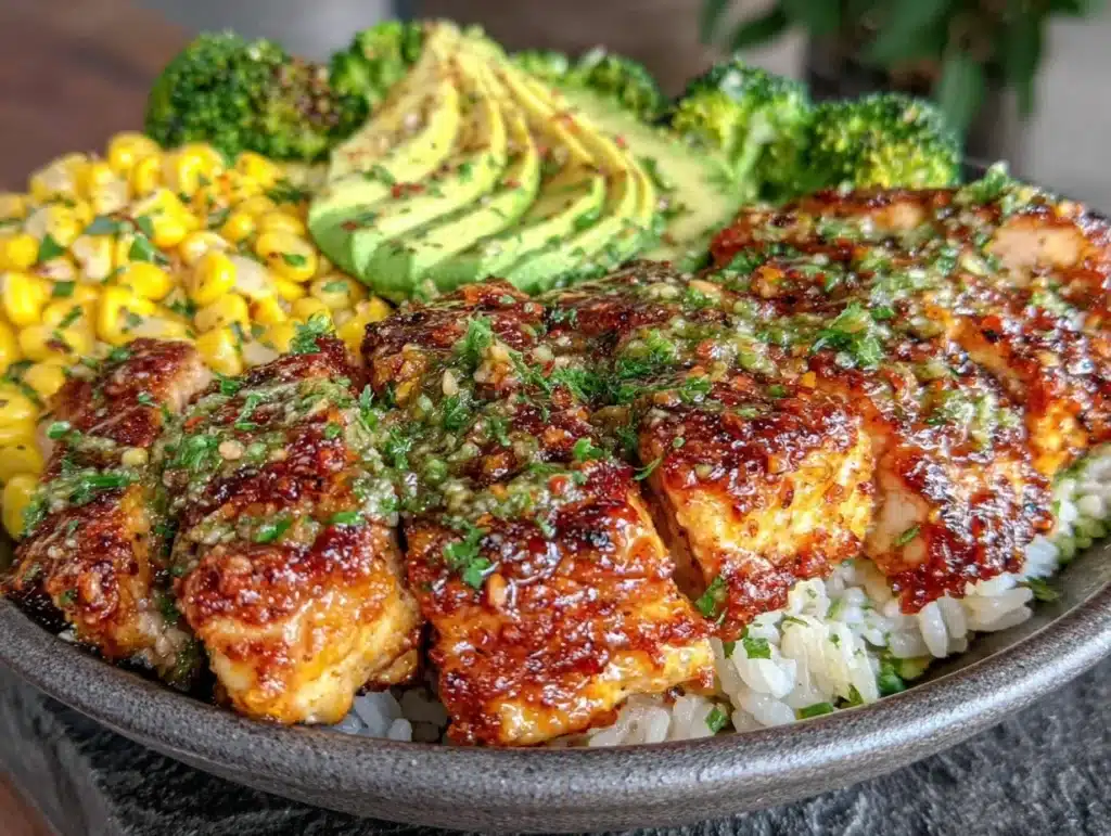 Honey BBQ Chicken Bowl - featured image