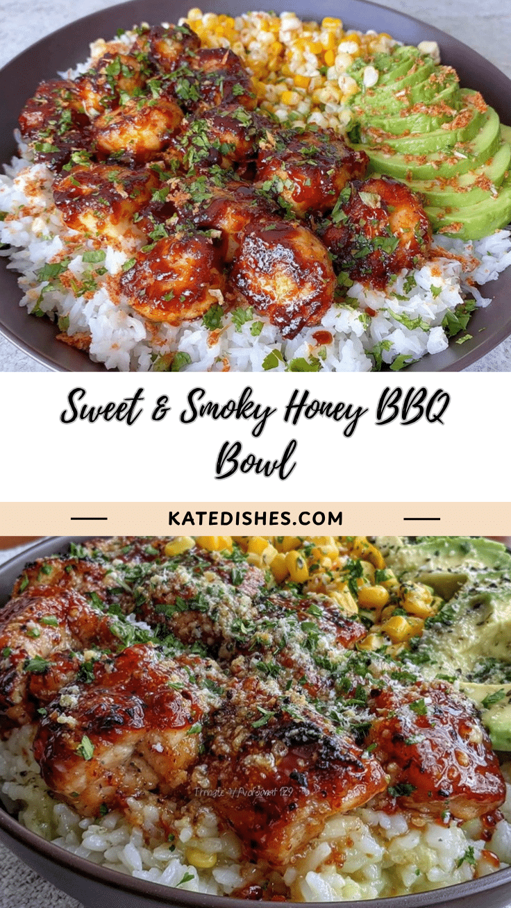 Honey BBQ Chicken Rice Bowl recipe