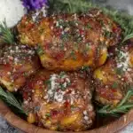 honey garlic chicken thighs - featured image