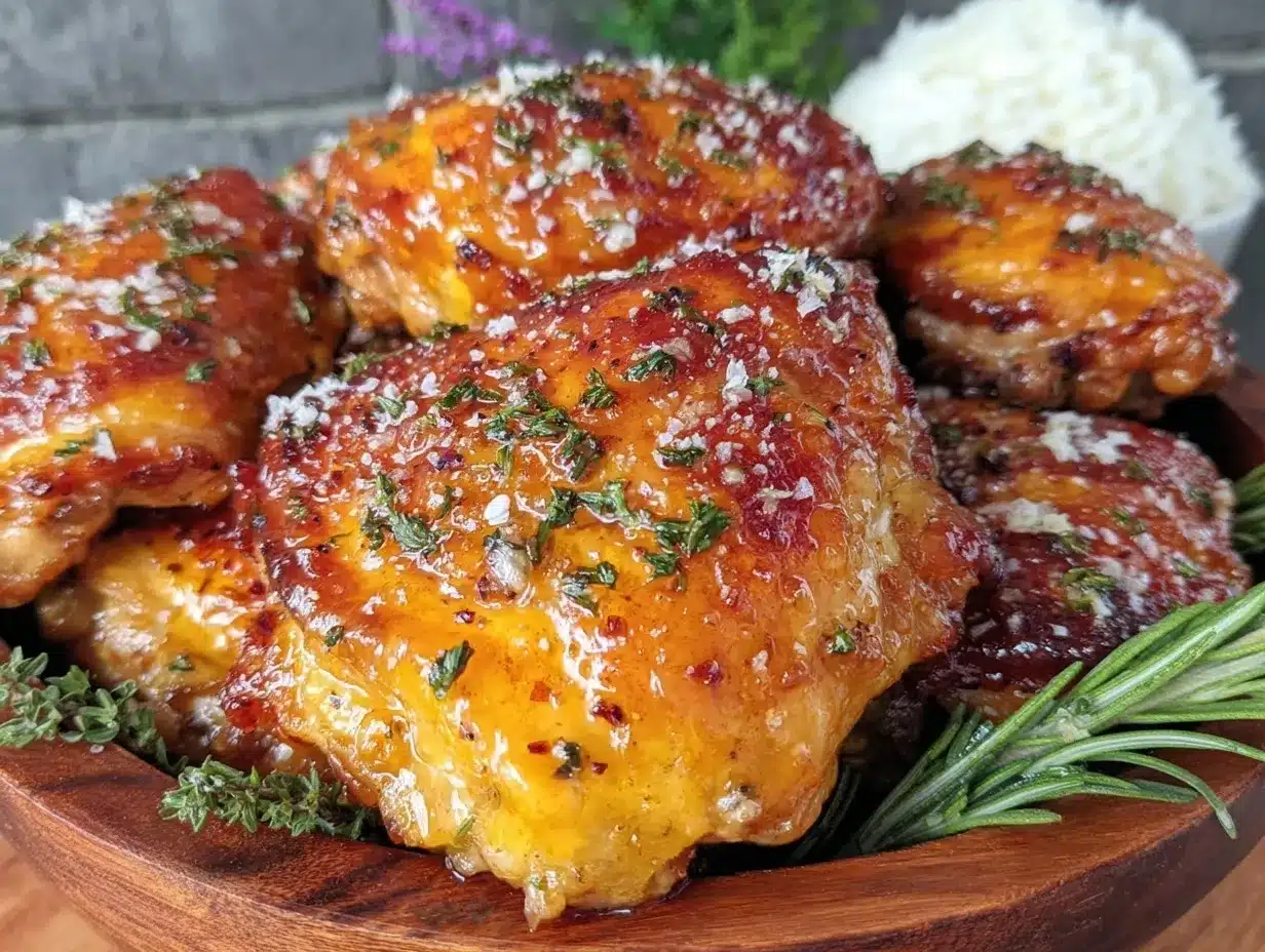 honey garlic chicken thighs preparation steps