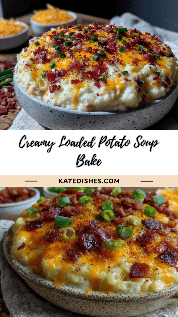 Loaded Baked Potato Soup Casserole recipe