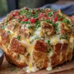 loaded cheesy taco bread - featured image