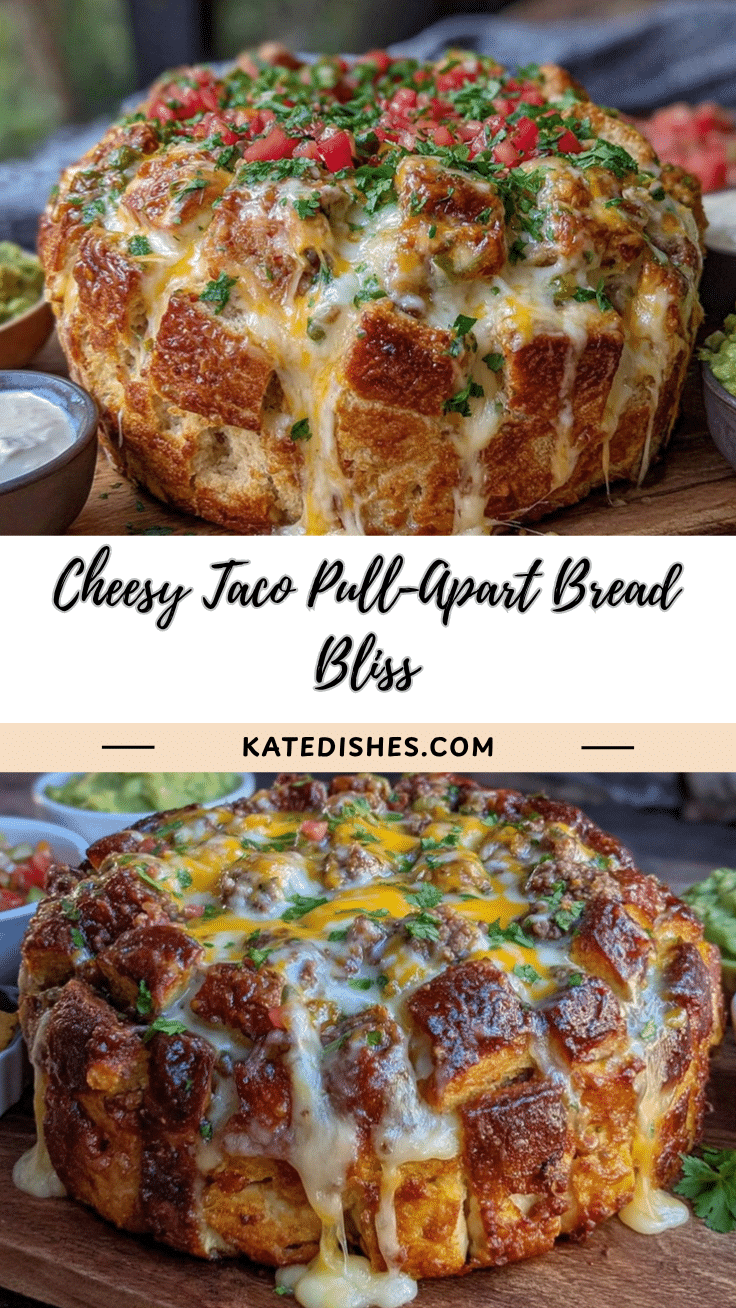 loaded cheesy taco bread recipe