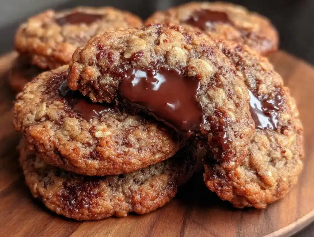 oatmeal dark chocolate cookies - featured image