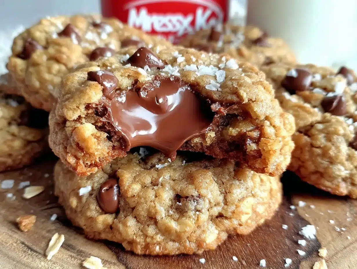 oatmeal dark chocolate cookies preparation steps