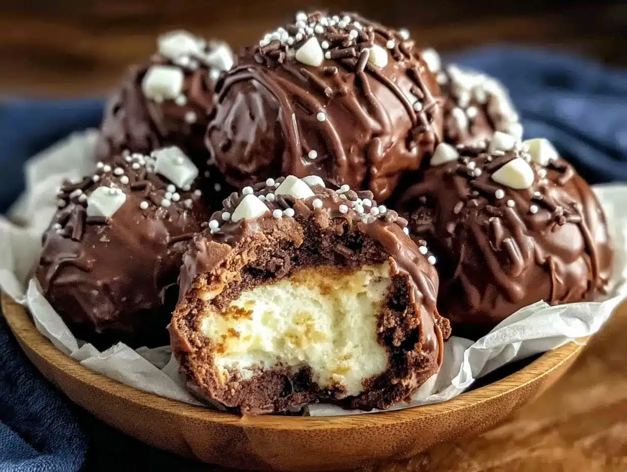 Oreo truffles preparation steps