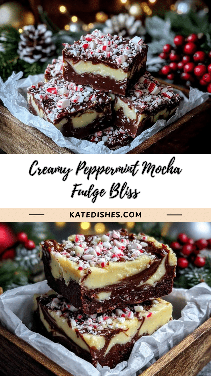 peppermint mocha swirl fudge recipe