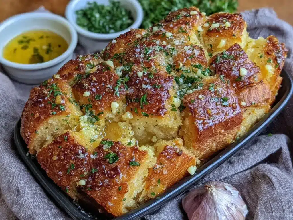 pull apart garlic bread - featured image