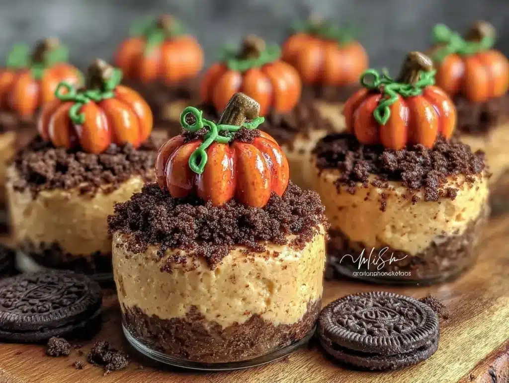 pumpkin patch dirt cups - featured image