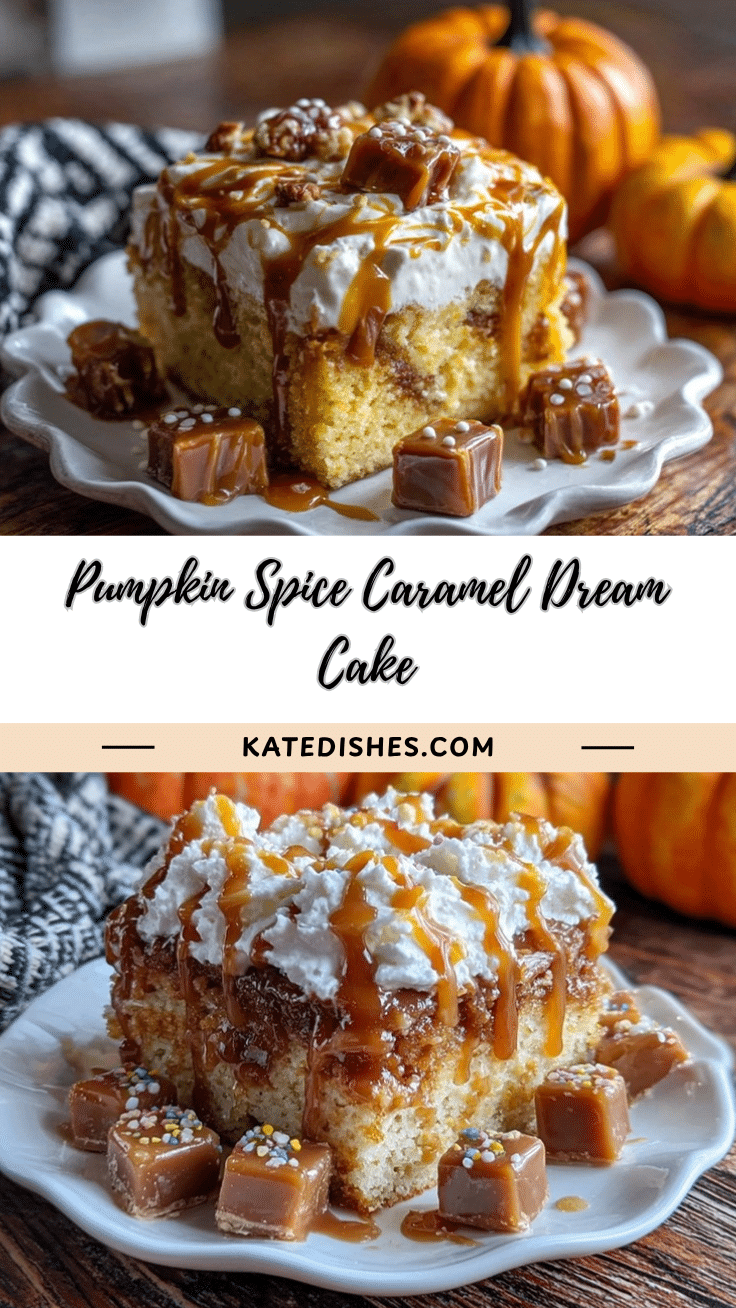 pumpkin spice poke cake recipe