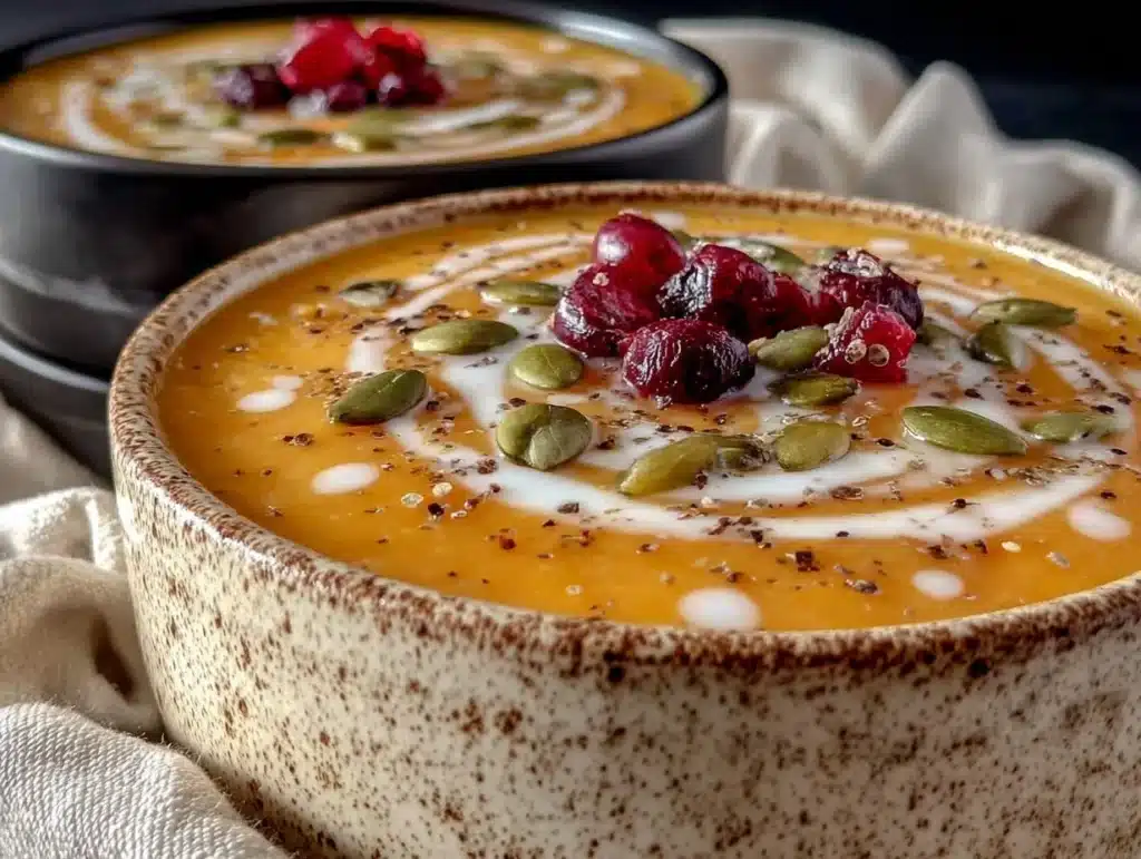 roasted butternut squash soup - featured image