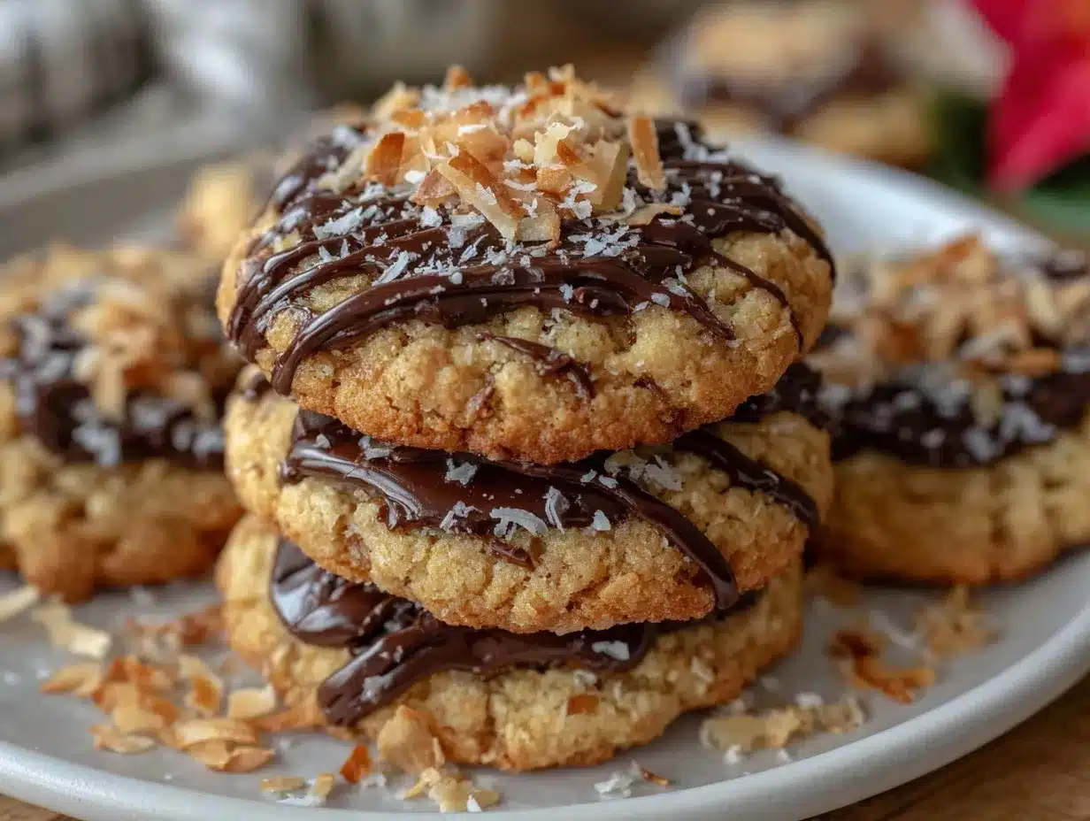 salted caramel cookies preparation steps