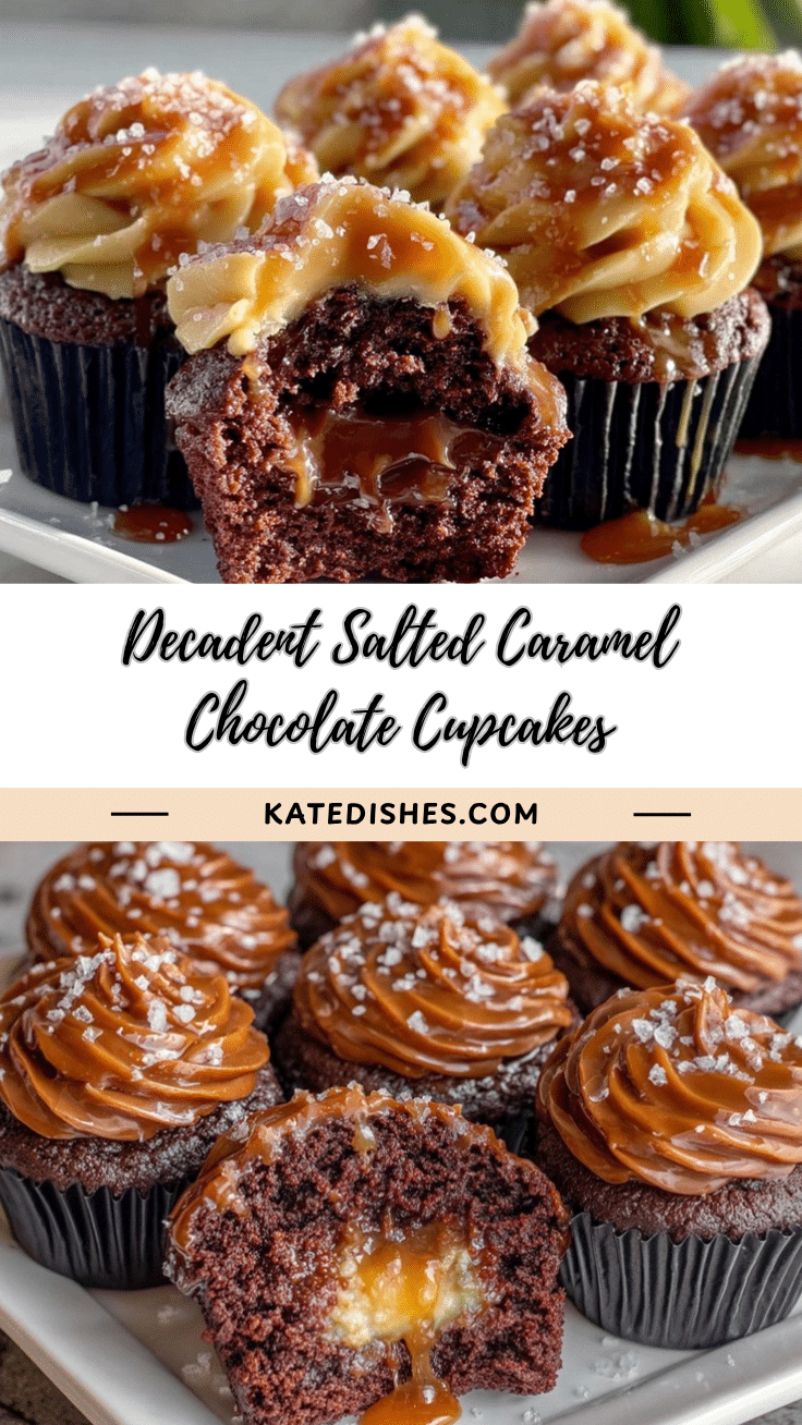 salted caramel cupcakes recipe