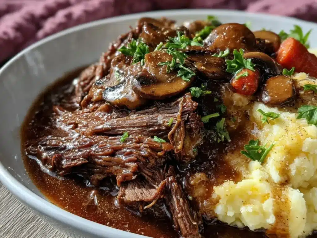 slow cooker pot roast - featured image