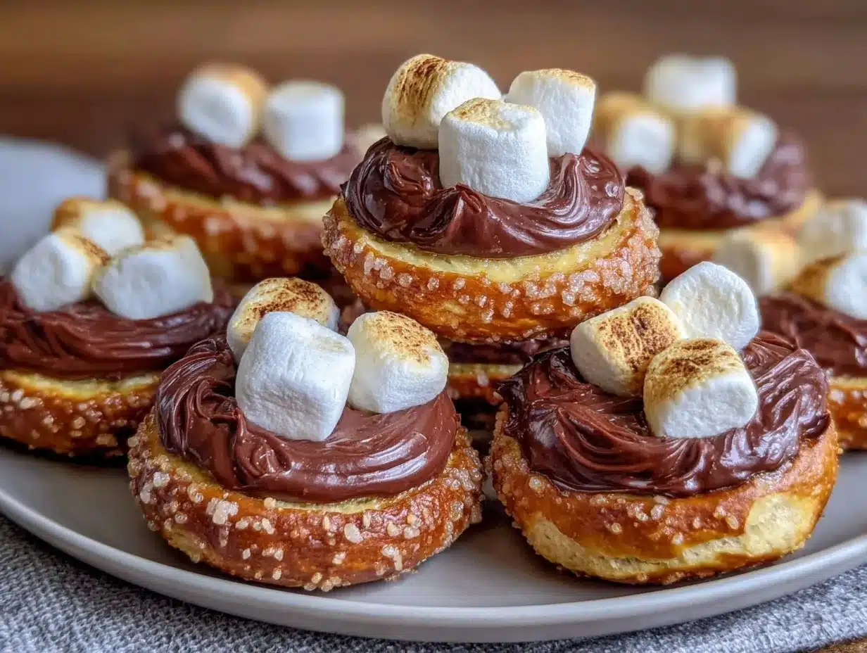 smores pretzel bites preparation steps