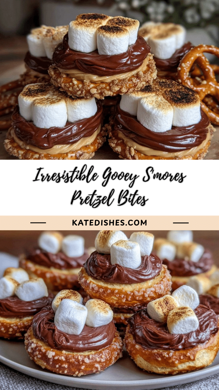 smores pretzel bites recipe