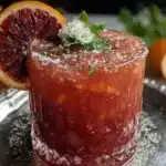 Sparkling Blood Orange Mocktail - featured image
