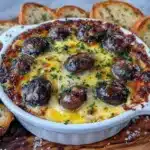 stuffed mushroom dip - featured image