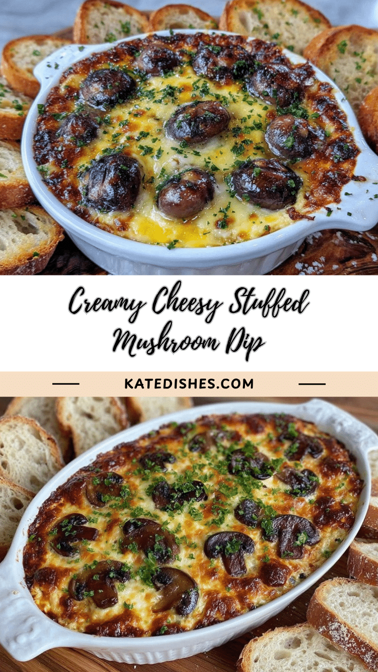 stuffed mushroom dip recipe