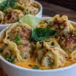 Thai Red Curry Dumpling Soup - featured image