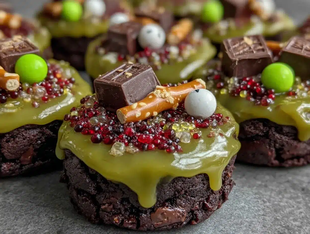 witchs brew cauldron cookies preparation steps