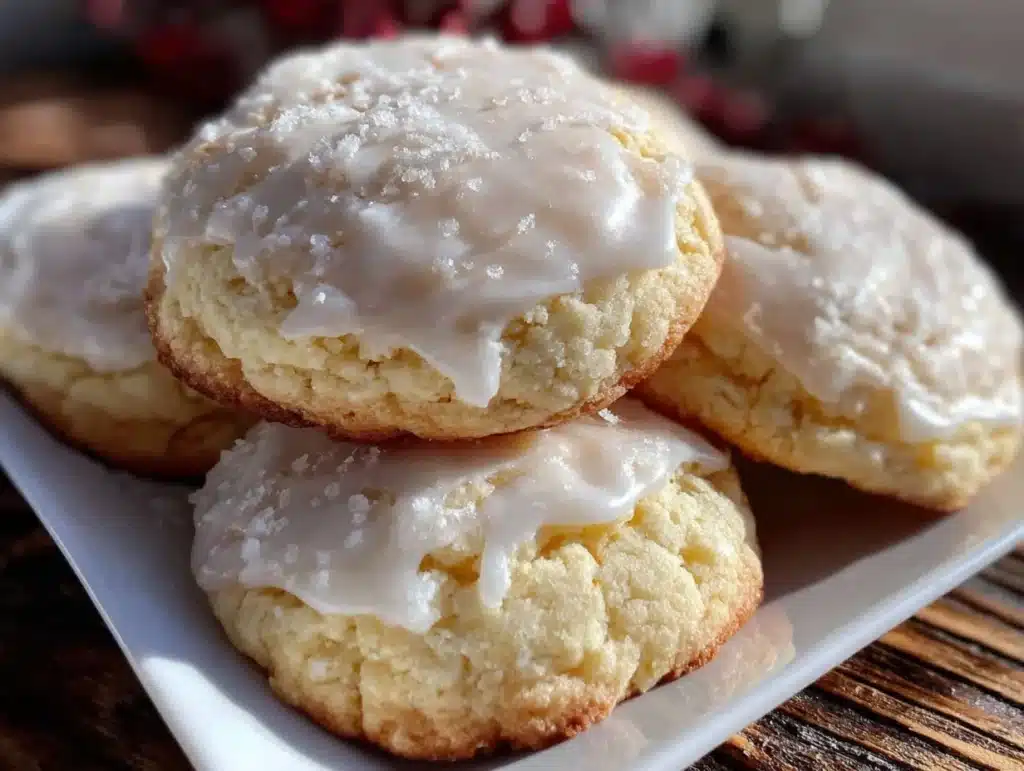 almond meltaway cookies - featured image