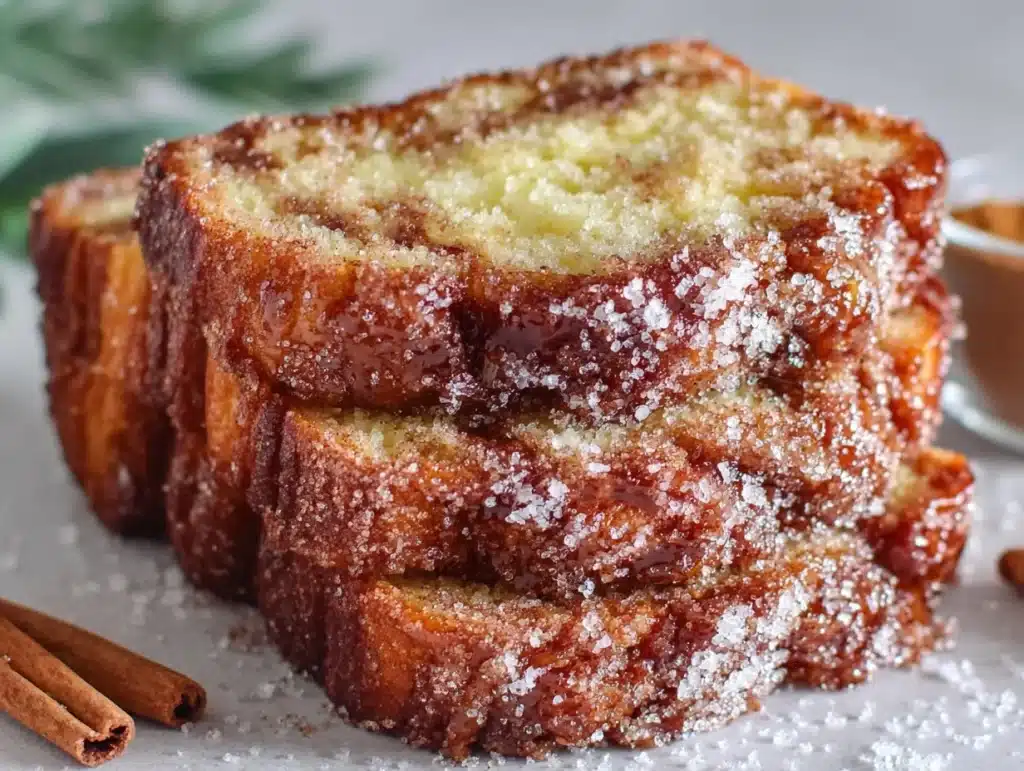apple cider donut bread - featured image