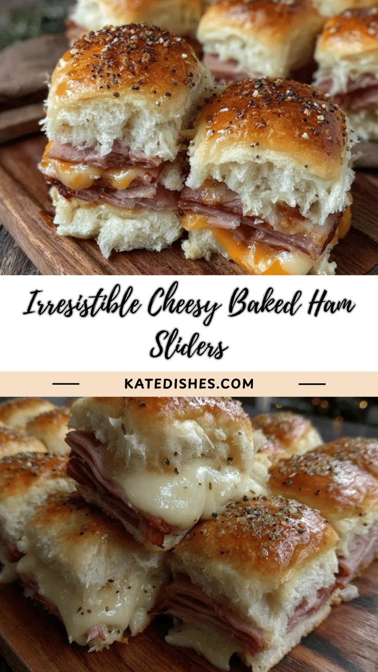 baked ham and cheese sliders recipe