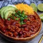 beef chili recipe - featured image