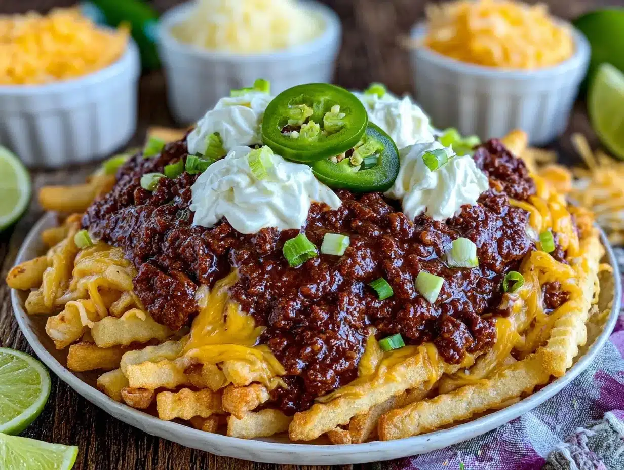 chili cheese fries preparation steps