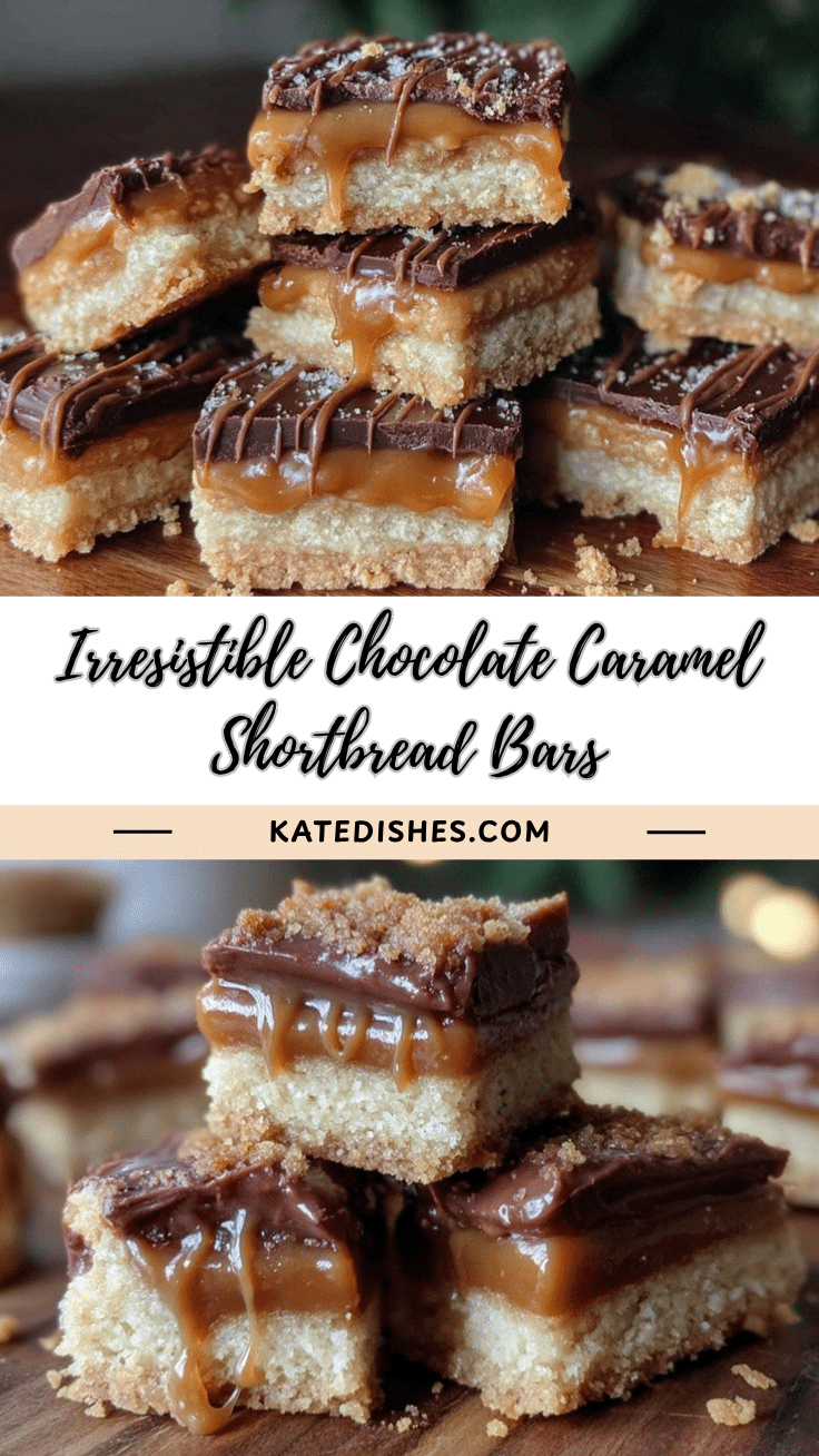 chocolate caramel shortbread bars recipe