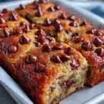 chocolate chip banana bars - featured image