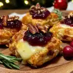 cranberry brie bites - featured image